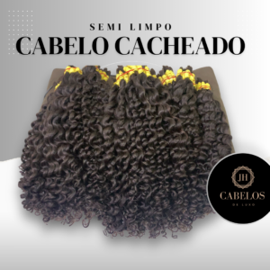Cabelos humanos cacheados