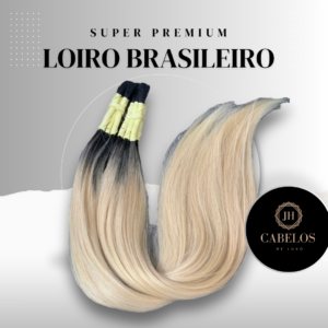 Cabelo humano Loiro Brasileiro