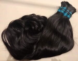 Cabelo indiano ondulado liga azul classe A