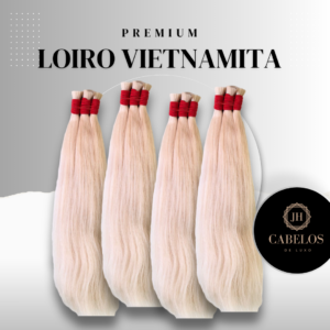 Cabelo humano vietnamita loiro clarissimo