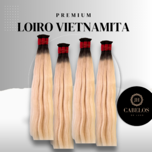 Cabelo humano Loiro vietnamita Raiz esfumada