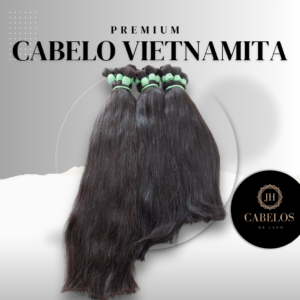 Cabelo humano vietnamita liso Premium