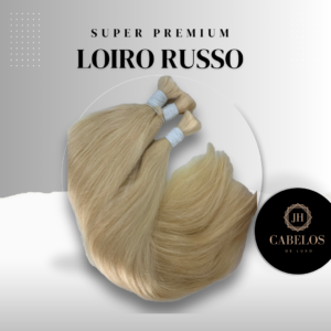 Cabelo humano Loiro Russo